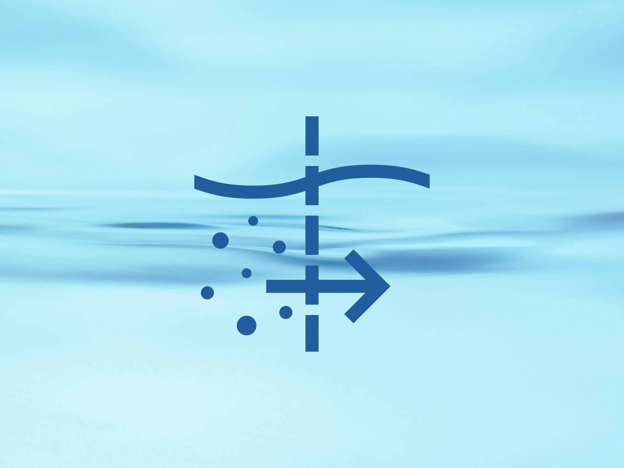 Wasserfilterung.